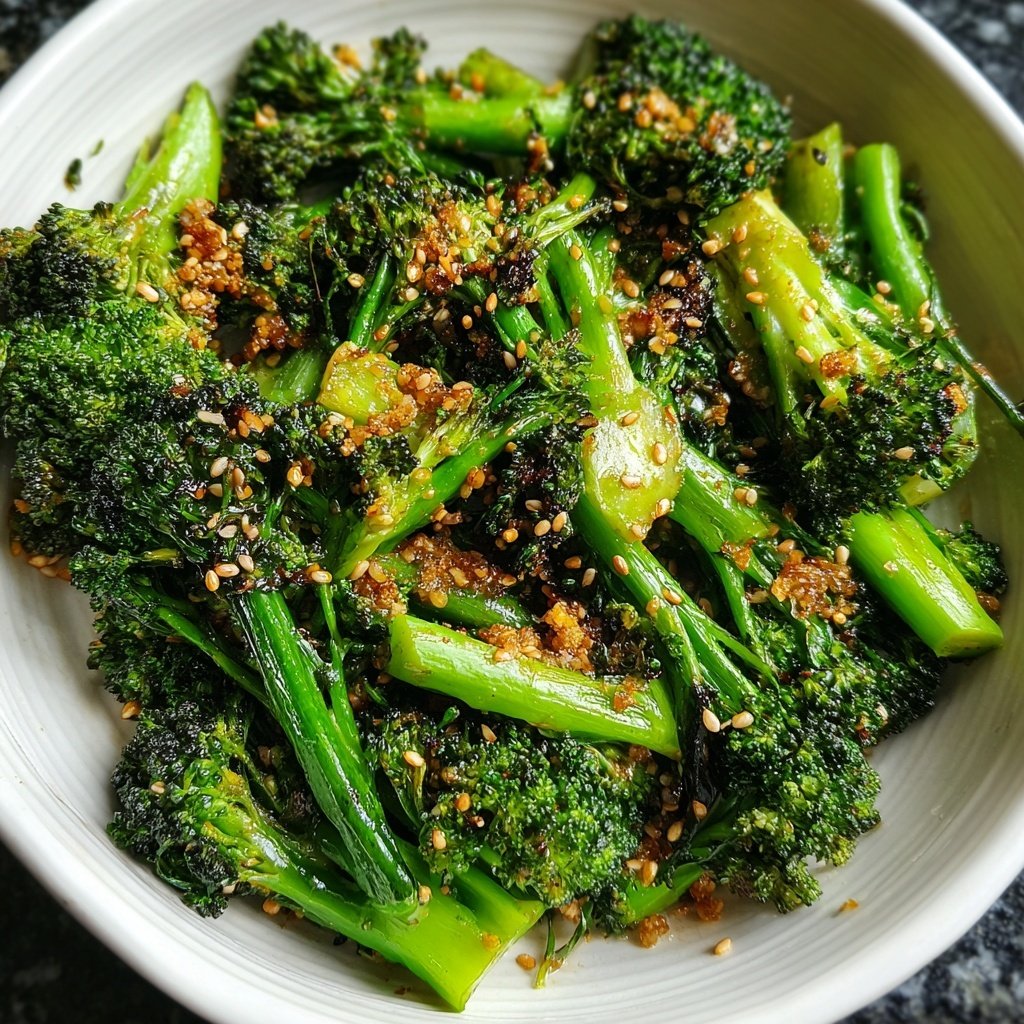 Brokkoli Pfanne Mit Sesam