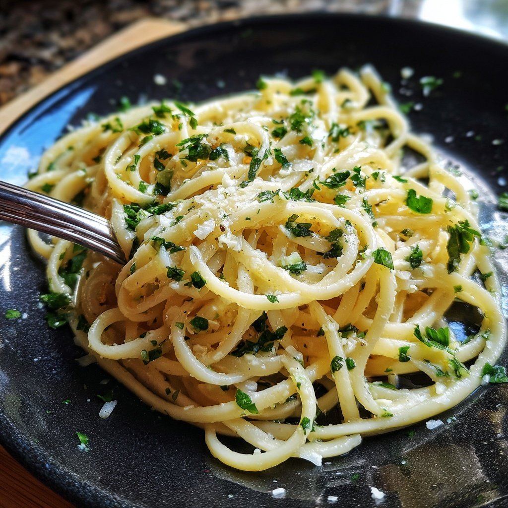 Schnell & Einfach 15-Minuten Knoblauchpasta