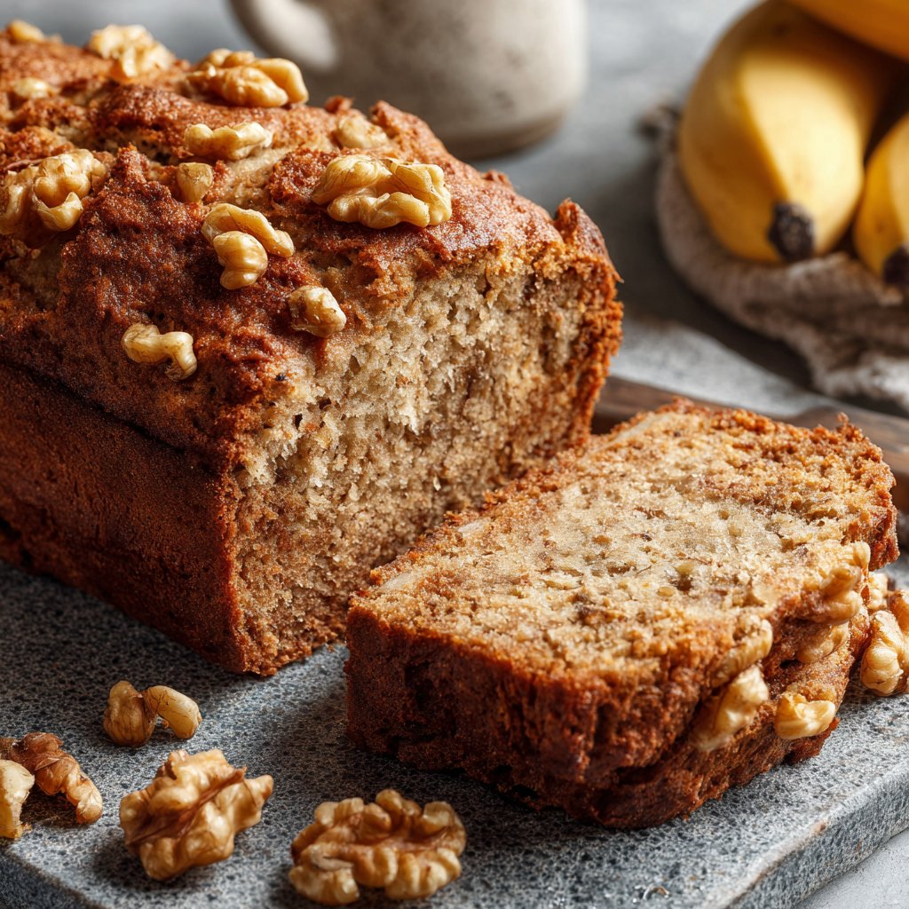 Bananenbrot ohne Zucker