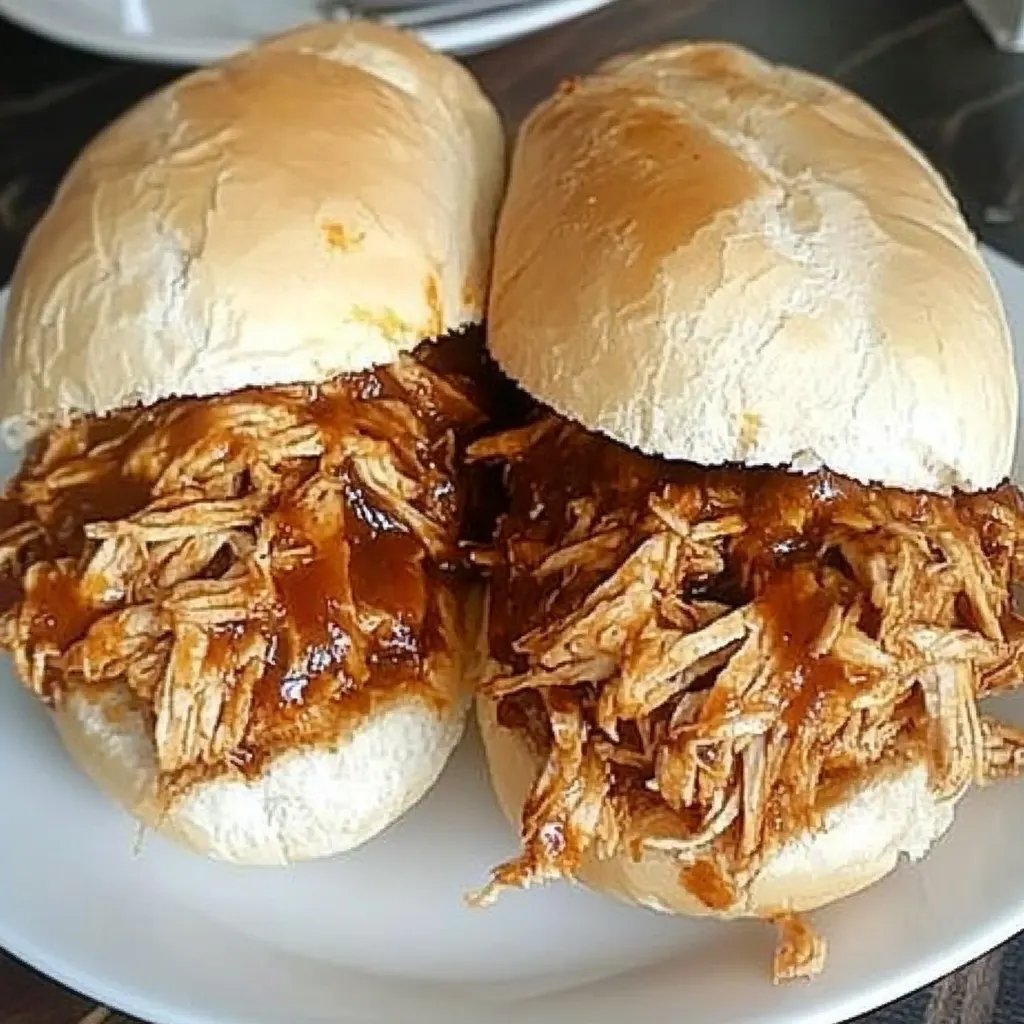 Pulled Chicken in Apfel-BBQ-Soße