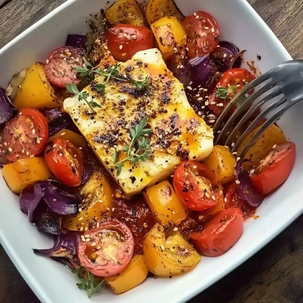 Kalorienarmer Ofen Feta zum Abnehmen