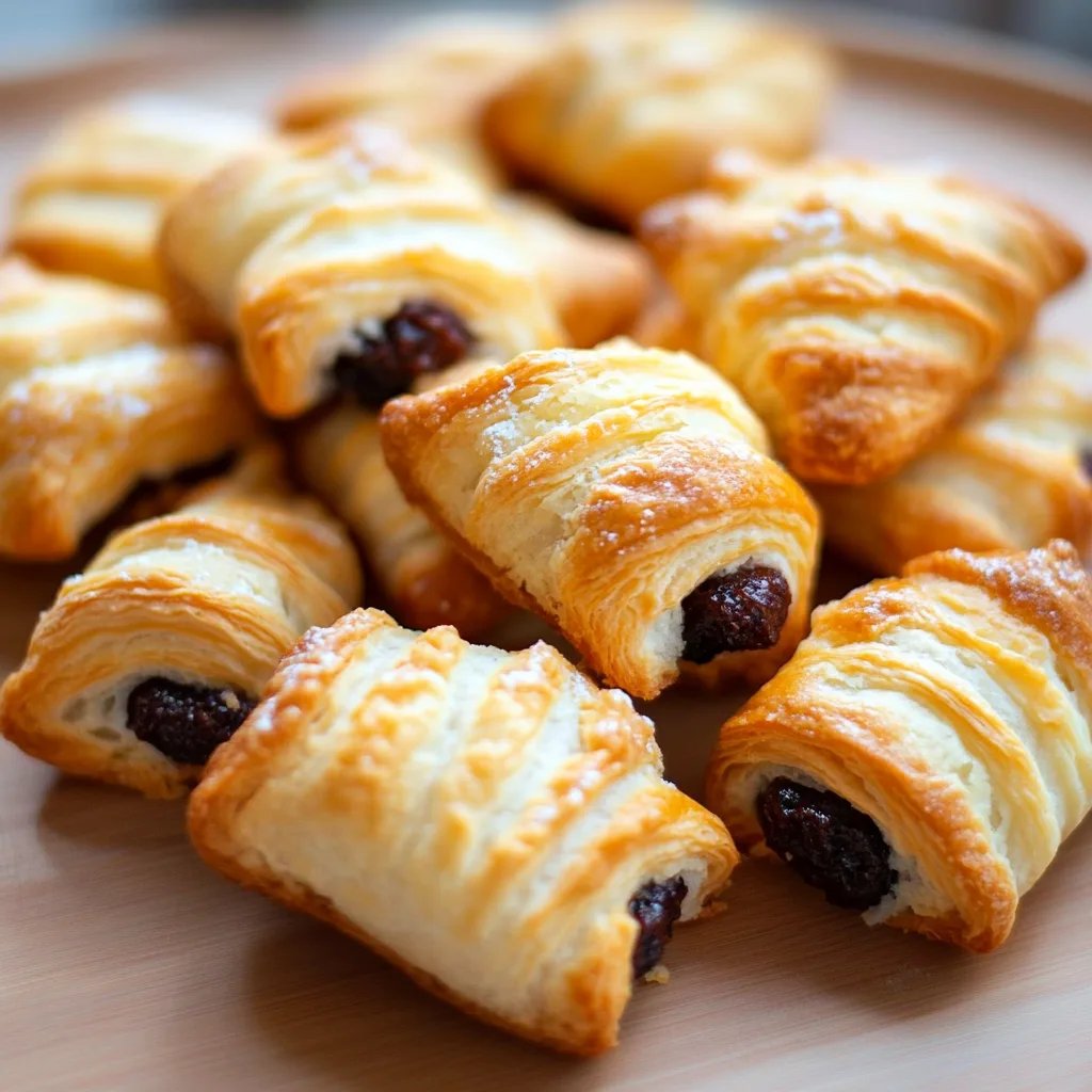 Gefüllte Mini-Croissants