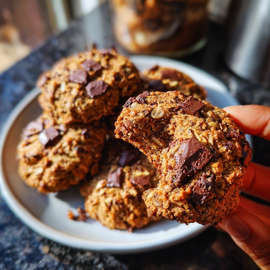 Gesunde Haferkekse mit Kakao