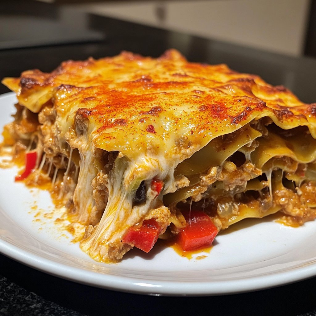 Lasagne mit Paprika