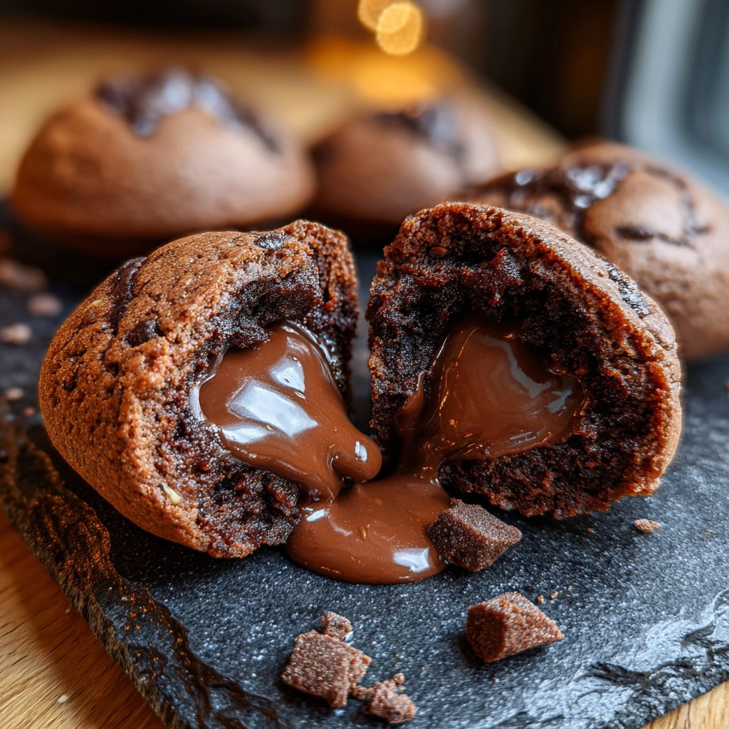 Schokoküchlein mit flüssigem Kern