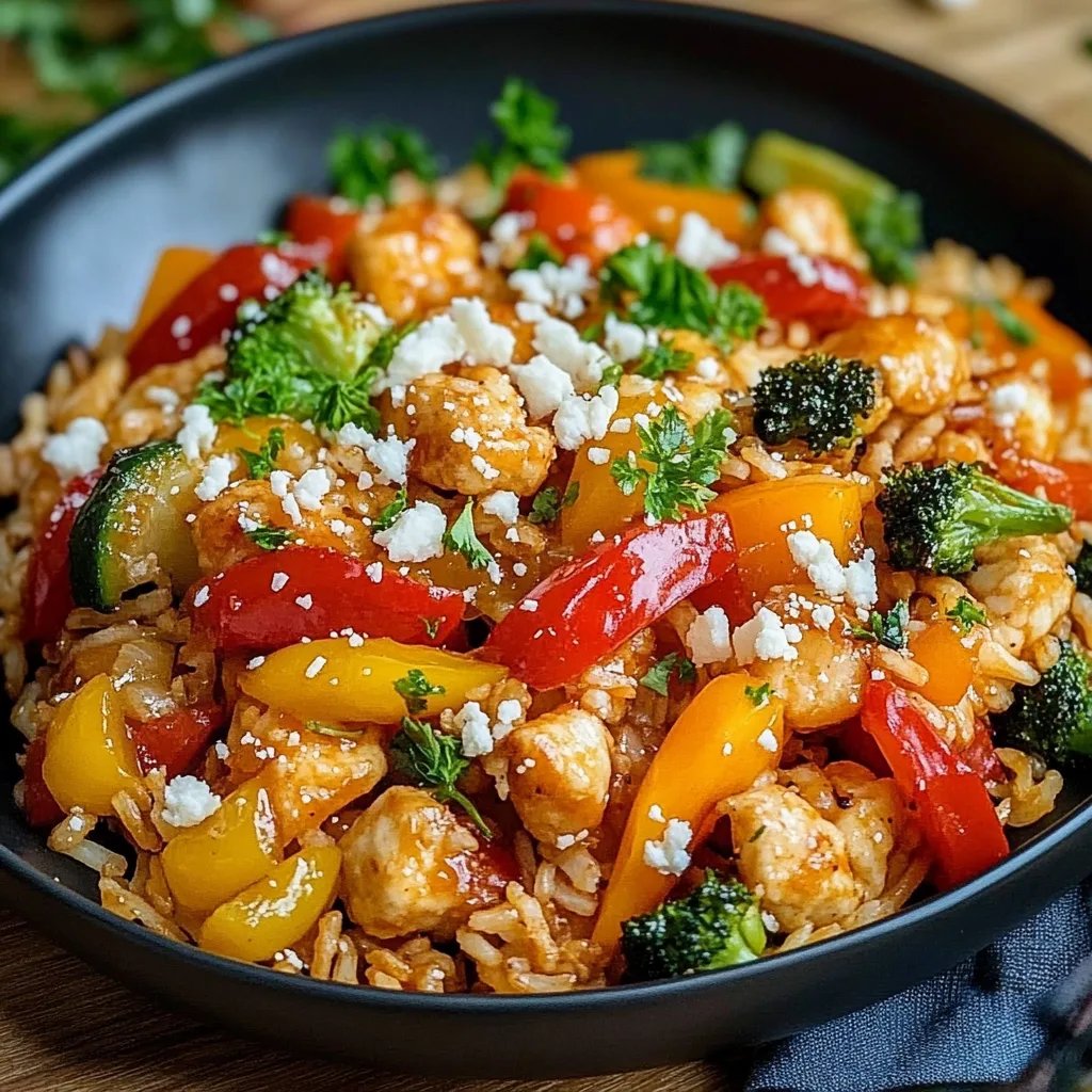 Gemüsereispfanne – bunt, gesund und voller Geschmack!