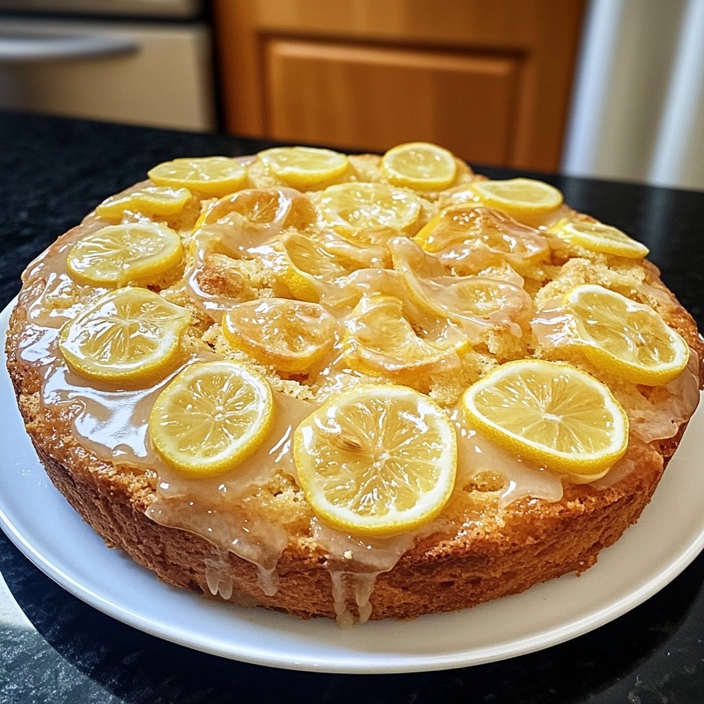 Zitronenkuchen für den Sonntagskaffee