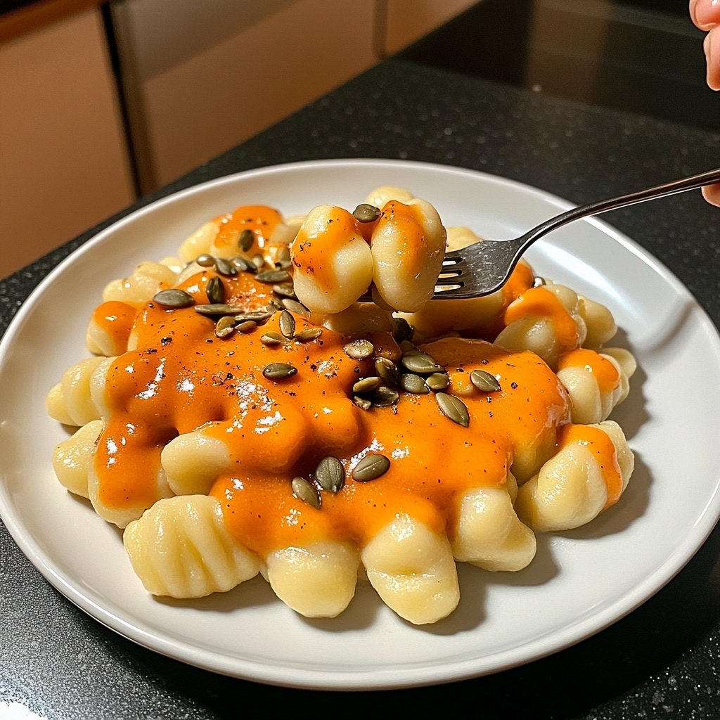 Gnocchi mit Kürbissauce