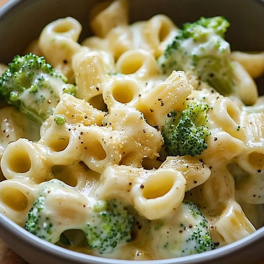 Cremige Brokkoli-Pasta aus einem Topf