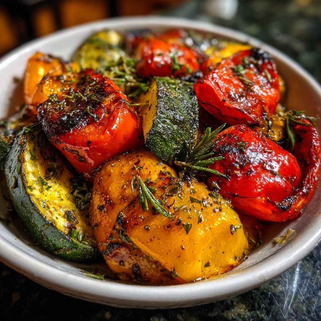 Gegrilltes Gemüse Mit Kräutern