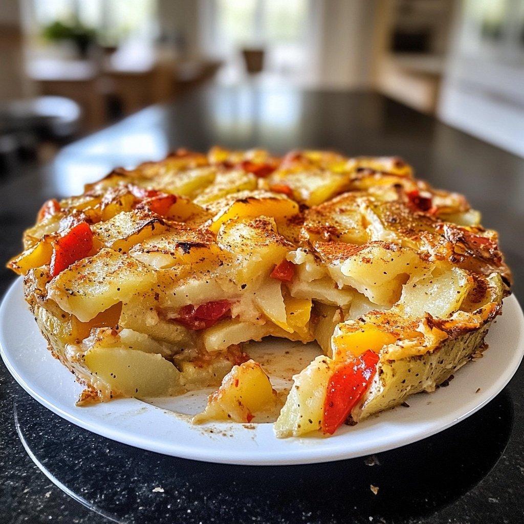 Kartoffelauflauf mit Paprika