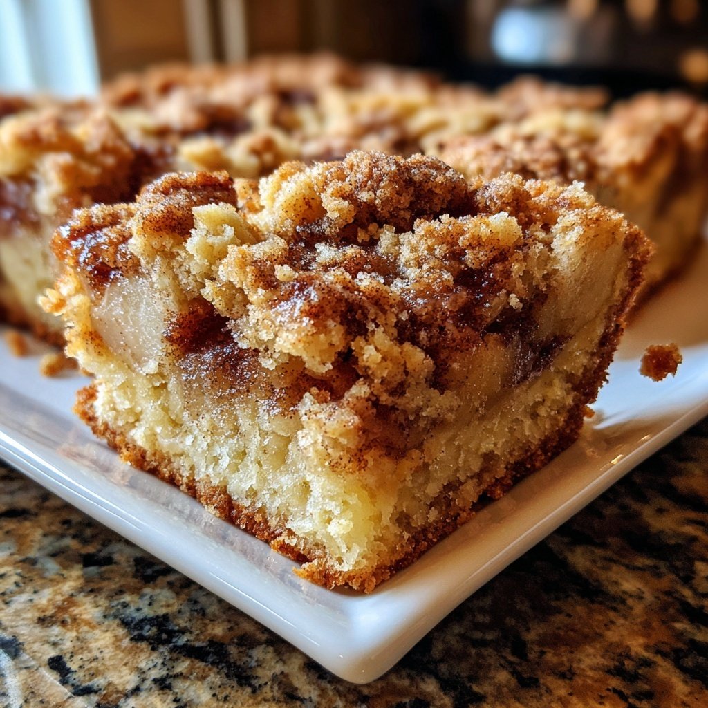 Kuchen mit Apfel und Zimt