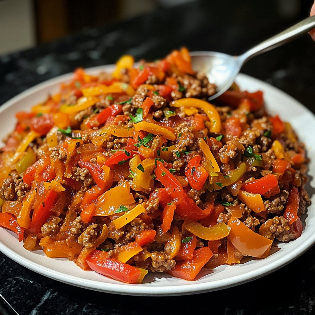 Hackfleisch Reis Pfanne