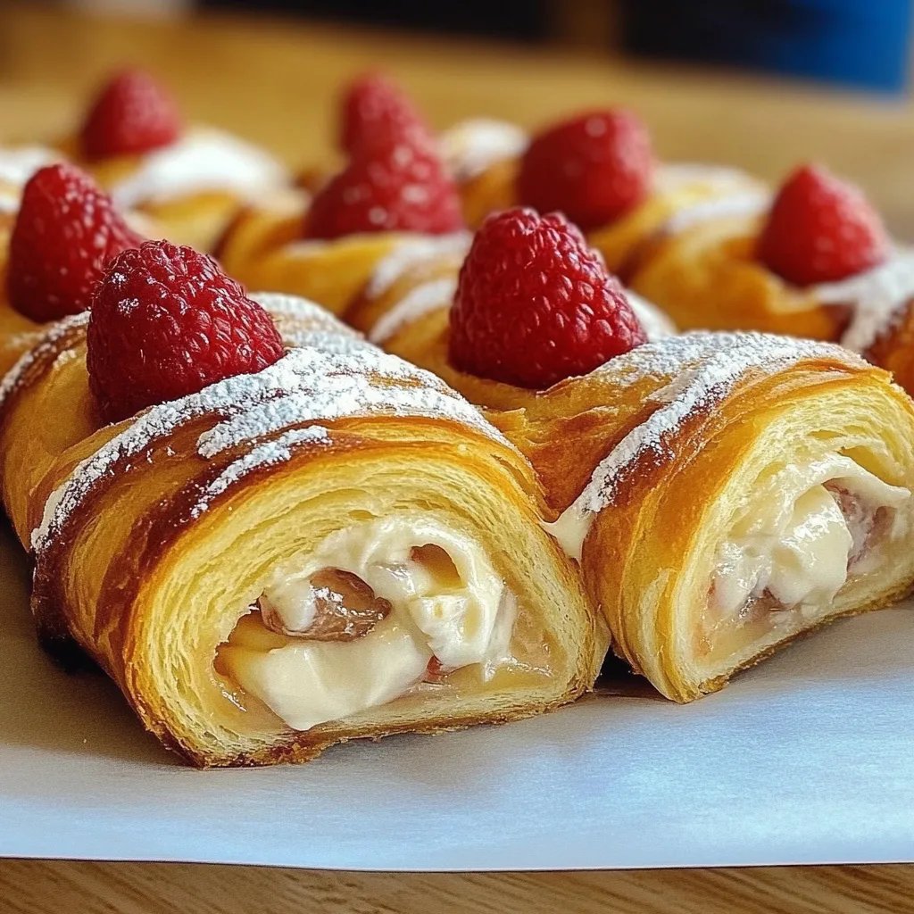 Erdbeer-Cheesecake-Rollen