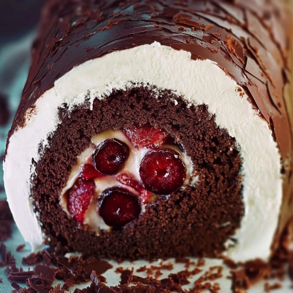 Schwarzwälder Kirsch-Rolle