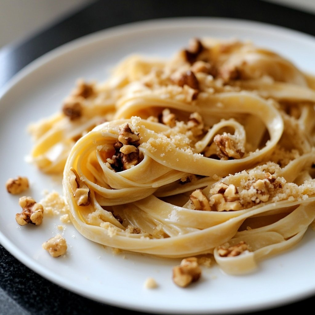 Tagliatelle mit Walnüssen