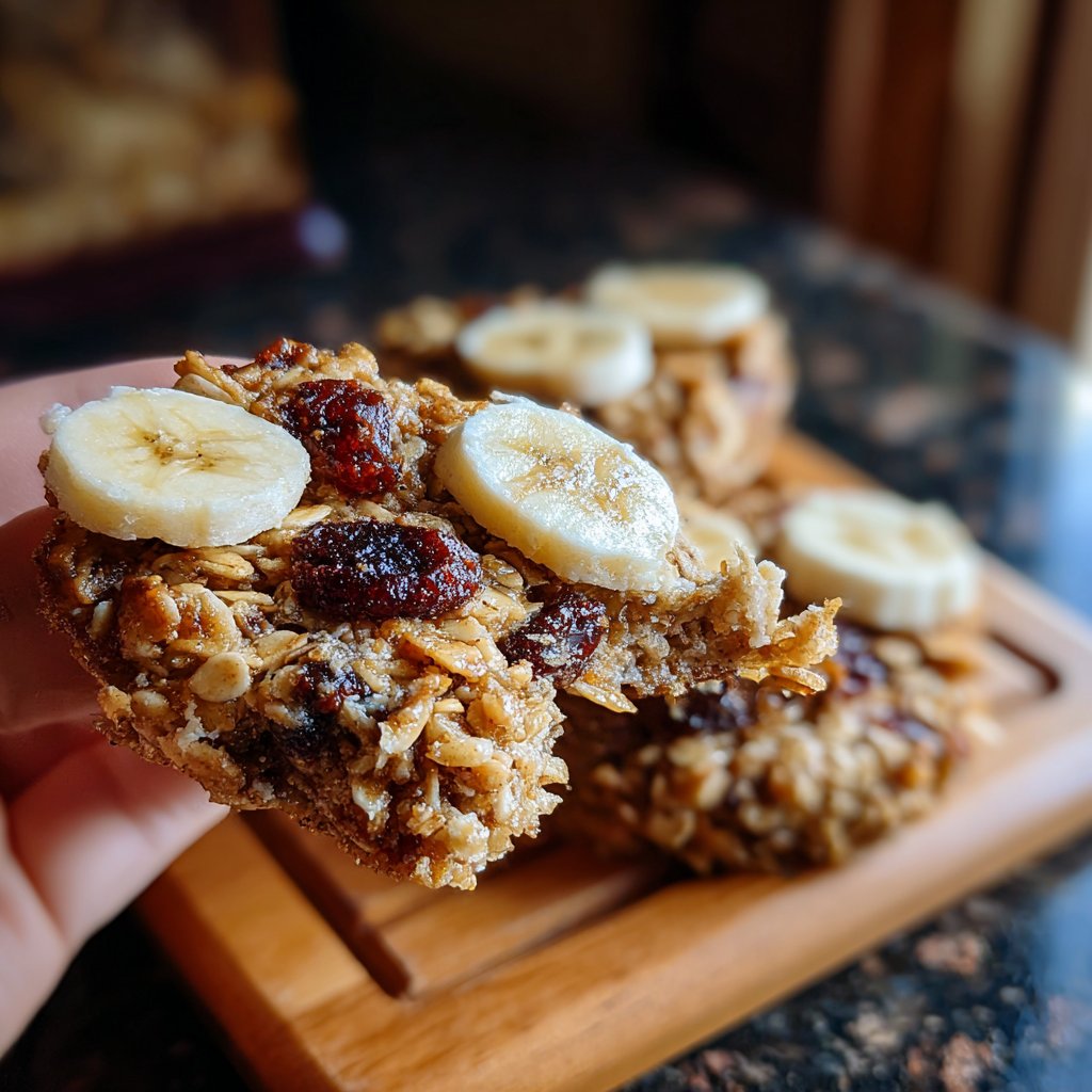 Zuckerfreie Snacks mit Banane und Hafer