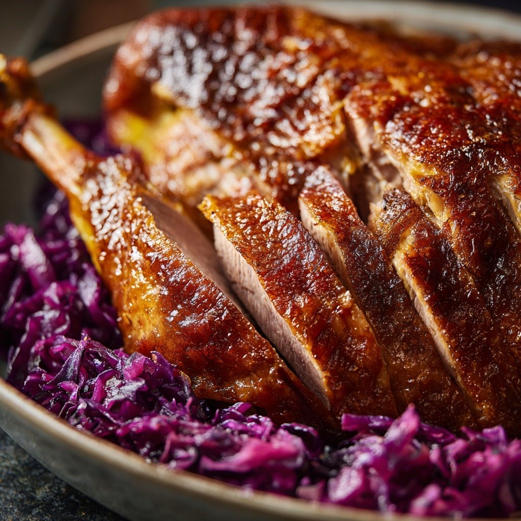 Saisonal & Festlich Weihnachtsgans mit Rotkohl