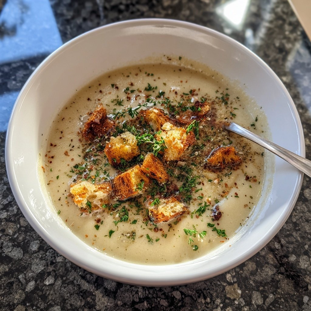 Blumenkohl Suppe Mit Muskat